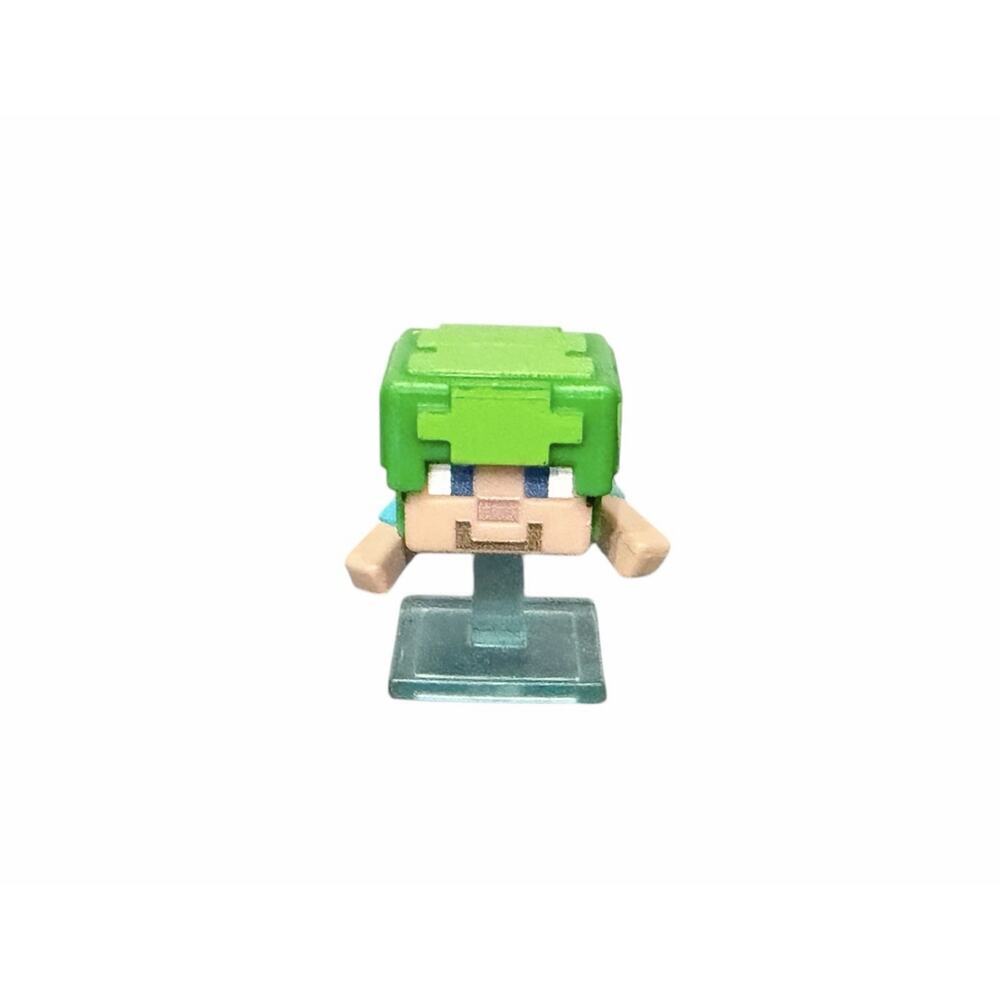 Minecraft Mini Figure Aquatic Collection Series 15 1” Steve W/ Turtle Shell